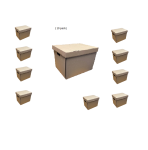 Document File paper boxes (A4) lid + base combo(420mm(L)x 235mm(W) x 255mm (H)(Priced per :1 Box)  (Minimum: 5 to order)