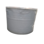 Plastic tubing: 400mm width x 50mic (Virgin/clear)