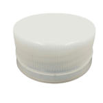 Cap 45mm flat (clear/white)
