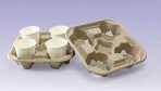 Moulded coffee cup - (2 cup ) Tray -* 100% biodegradable  ( ** launching soon ** ) - Image 3