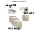 Egg selling Business (Start up) 500 egg trays (30's) with wrapper  + POF Plastic
