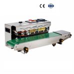FR-900Vs Semi-automatic Horizontal Plastic Pouch Bags Continuous Band Sealer Sealing Machine