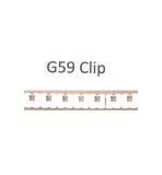 Bread Clips G59 clip:  per 5 000 ** (1 ROLL) (22.1mm x 21.4) x 0.8 (SIDE FEED)+ Bigger Holding area - Image 4