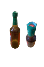 (55mm lay flat) ** GREEN ** (NECK TAMPA) (RANGE: (85 mm - 105mm circumference)  80MM (HIGH)  (55mm FLAT)  * horizontal cap PERF. - Image 2