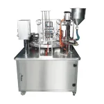 KIS-900 Rotary type plastic cup filling and sealing machine   (2000 p/h)
