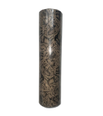 Wrapping paper (500mm) Kraft Animal (Black on Brown) * 100m roll * Leopard