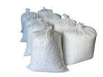 Polystyrene chips / Eco-reclaimed (mixed shapes) 3/4 (Light packing) LD WHITE BAG - Image 4
