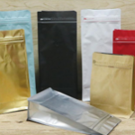 (MX-025-1000g) *Black*  (No Valve) front zip - ( 150mm x 320mm + 90mm BG)  (P/200 Bags) IMPORT
