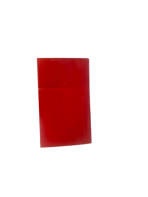 (45mm lay flat) ** RED ** (NECK TAMPA-BLANK) (RANGE: (55 mm - 89mm circumference)  80MM (HIGH)  (45mm FLAT)  * horizontal cap PERF. - Image 4