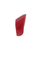 (45mm lay flat) ** RED ** (NECK TAMPA-BLANK) (RANGE: (55 mm - 89mm circumference)  80MM (HIGH)  (45mm FLAT)  * horizontal cap PERF.