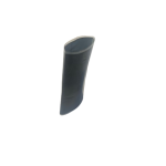 (45mm lay flat) ** BLACK ** (NECK TAMPA-BLANK) (RANGE: (55 mm - 89mm circumference)  80MM (HIGH)  (45mm FLAT)  * horizontal cap PERF.