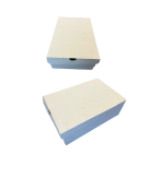 Shoe Box / Gift Box  (325mm x 220mm x 120mm High) White-Grey tint
