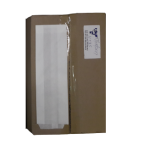 Flat & Satchel Bags (white) greaseproof food bags - Hotdog (90/100mm wide (+ 45mm gusset) x 250mm high) * Short (p/1000)