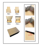 Shoe Box / Gift Box  (325mm x 220mm x 120mm High) Black - Image 2