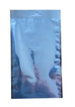 Vacuum Bag (SILVER WITH CLEAR FRONT) - 130x180, Silver and Clear