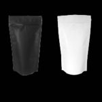 (SU-RANGE) Standing Pouch (Black) 250g (with valve) (140 x 245 + 80 BG)