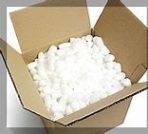 Polystyrene chips / Eco-reclaimed (mixed shapes) 3/4 (Light packing) LD WHITE BAG - Image 2