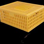 Chicken  Transport  Crate 74*54*26CM Yellow/WH 4.8KG
