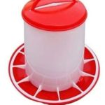 Chicken Feeder 9kg Red and White